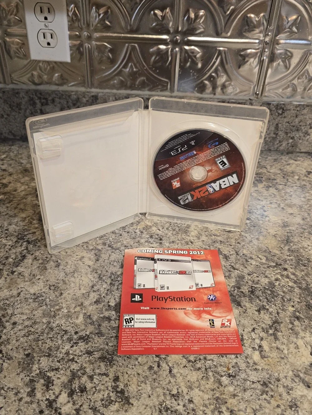 NBA 2K12 (Sony PlayStation 3, 2012) PS3 Michael Jordan 23 Tested